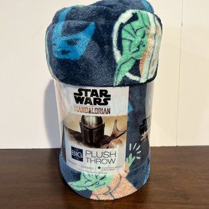 Baby Yoda Grogu The Big One Throw Blanket 5ft x 6ft Mandalorian Star Wars NEW
